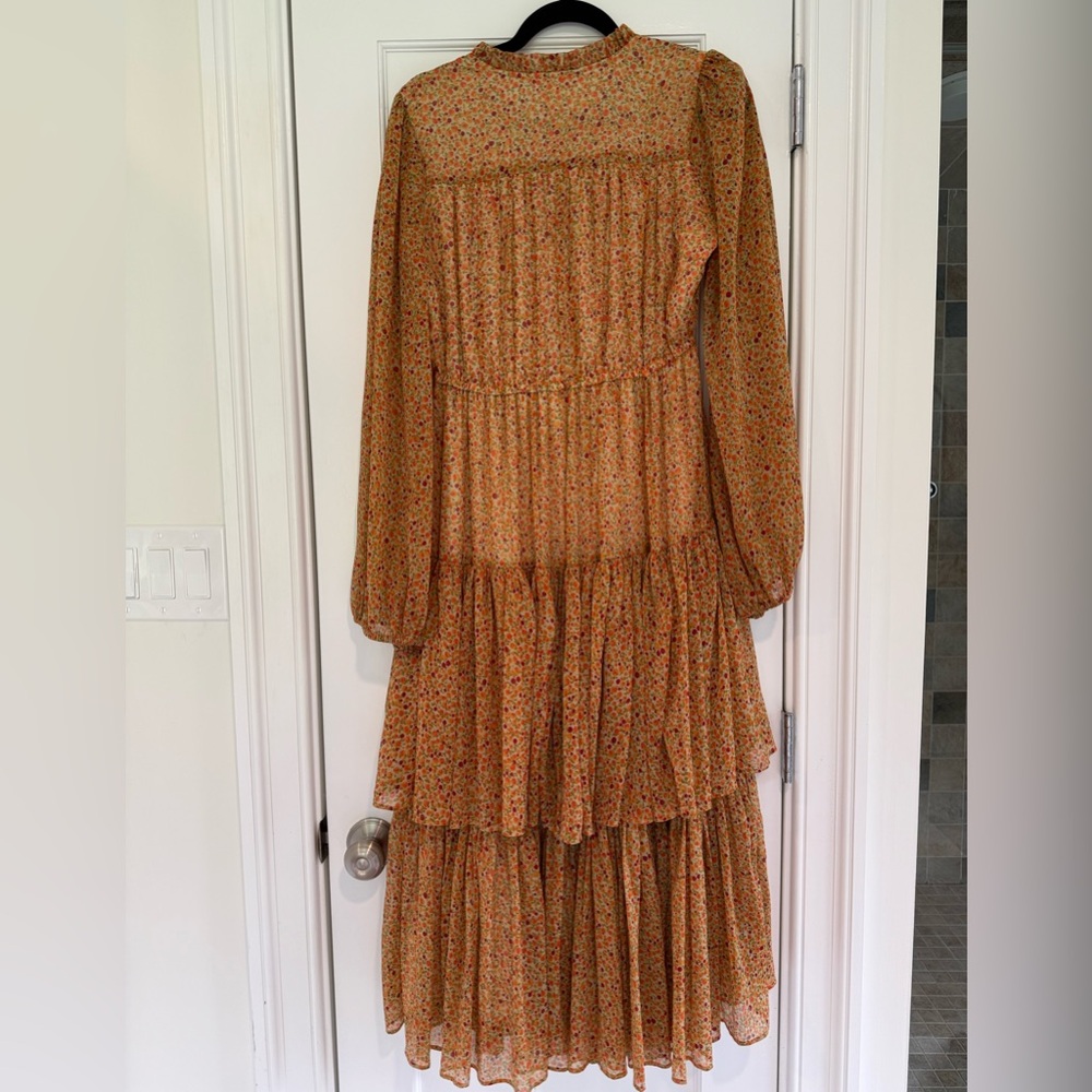 Floral Ruffled Maxi Dress - Picture 2 of 3